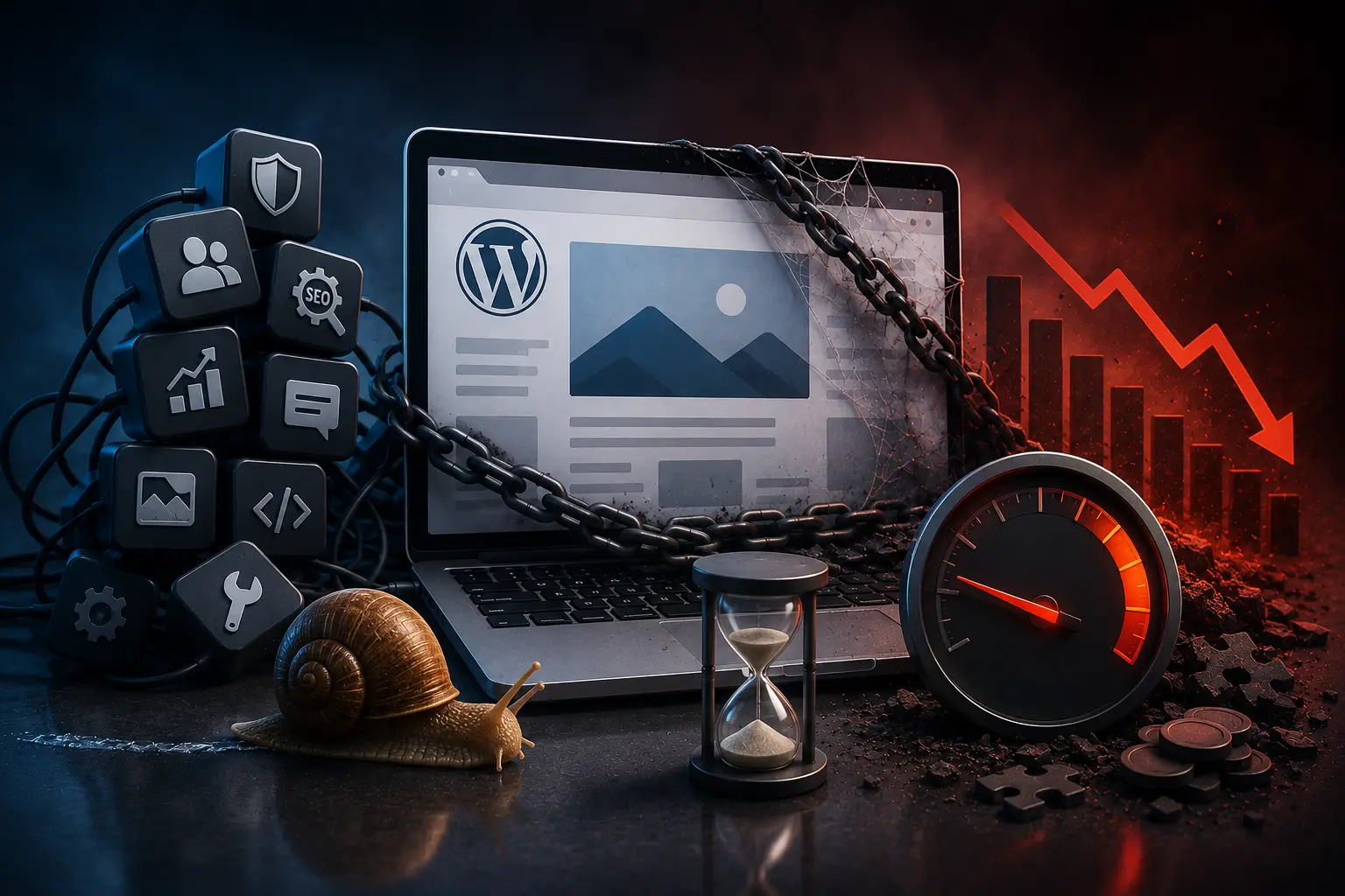 Warum WordPress-Websites mit der Zeit langsamer werden